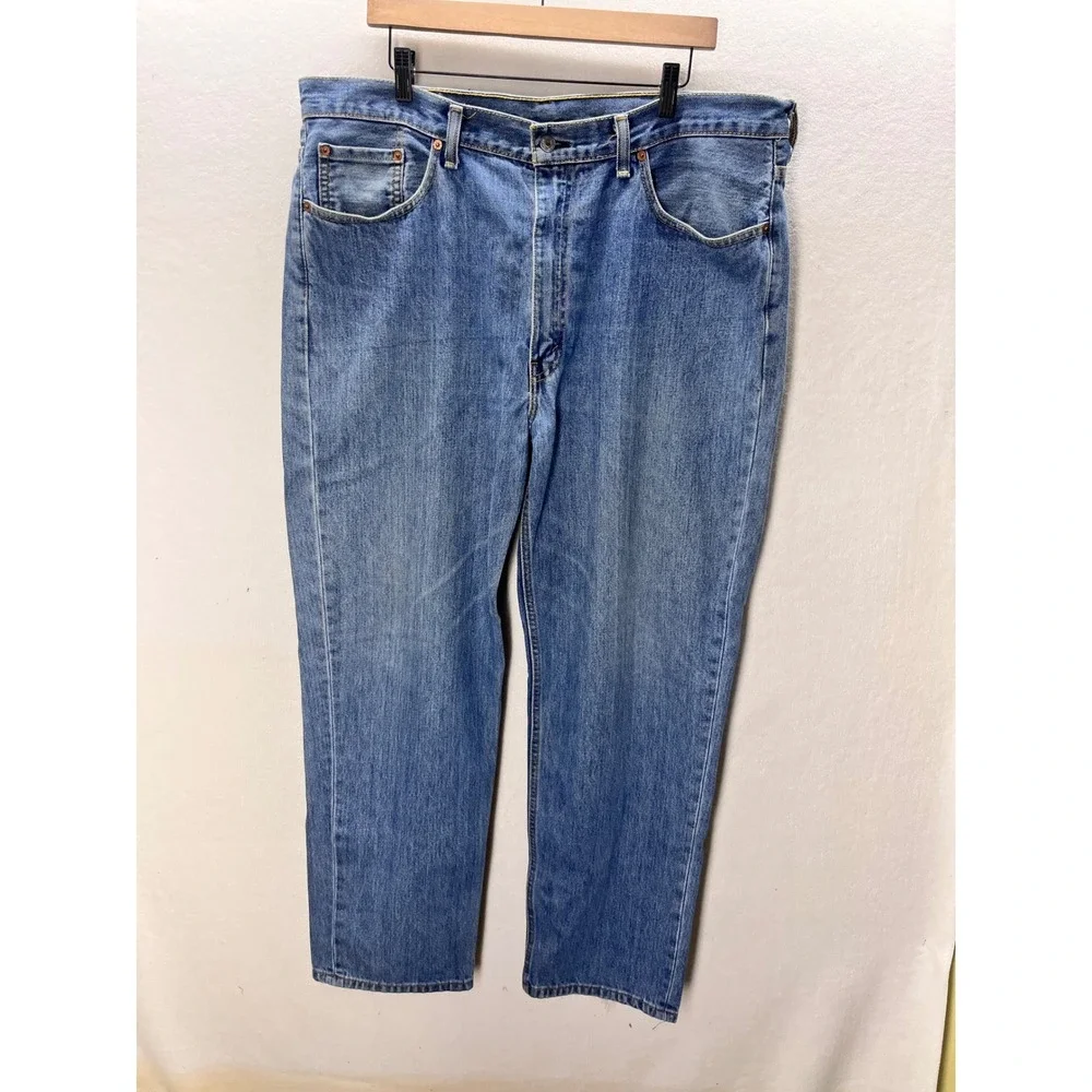 Levi's 550 Relaxed Fit Jeans Mens 40x32 Blue Tapered Leg Denim 3456